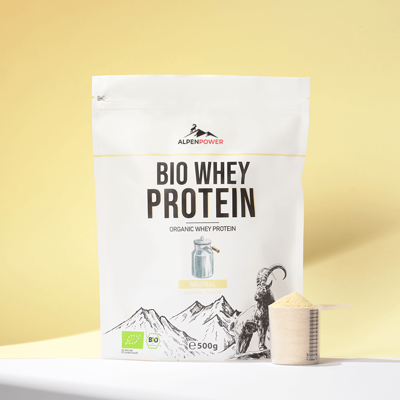 Neutral (geschmacksneutral) Bio Whey Protein Pulver – cremig, hochwertig & natürlich 500g
