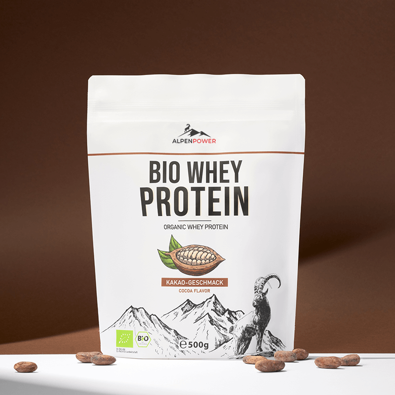Kakao Bio Whey Protein Pulver – cremig, hochwertig & natürlich 500 g
