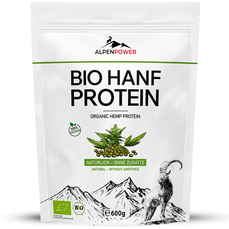 Bio Hanfprotein Pulver – 600 g pflanzliches Protein aus Österreich, ballaststoffreich, gut verdaulich & allergenfrei