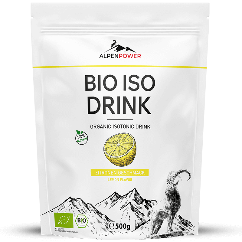 Bio Iso Drink Pulver – 500 g natürliches Sportgetränkepulver für optimale Rehydration & Ausdauer, ausgezeichnet verträglich