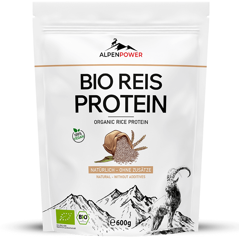 Bio Reisprotein Pulver 600 g – veganes Protein mit 85 % Proteingehalt, pflanzlich, allergenfrei & lektin-gereinigt