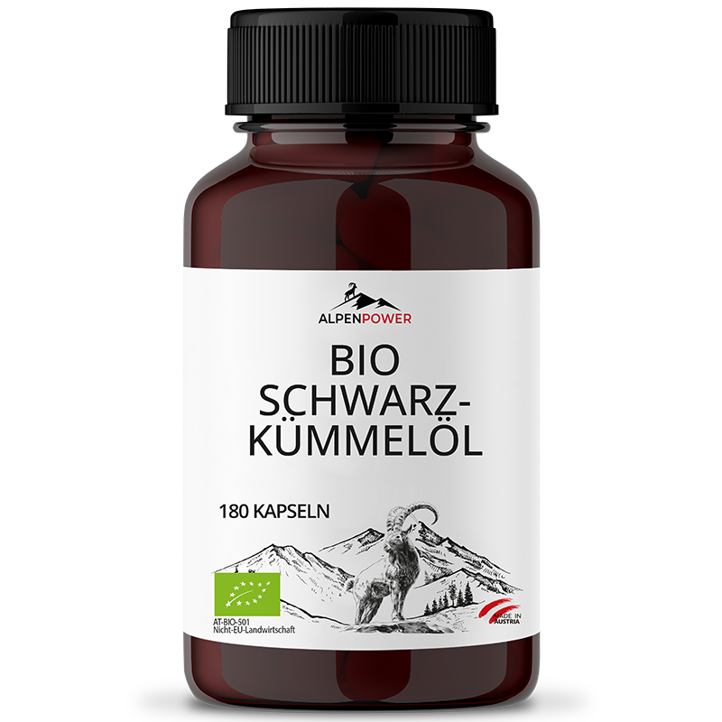 Gélules d'huile de cumin noir bio