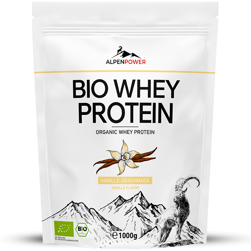 Vanille Bio Whey Protein Pulver – cremig, hochwertig & natürlich