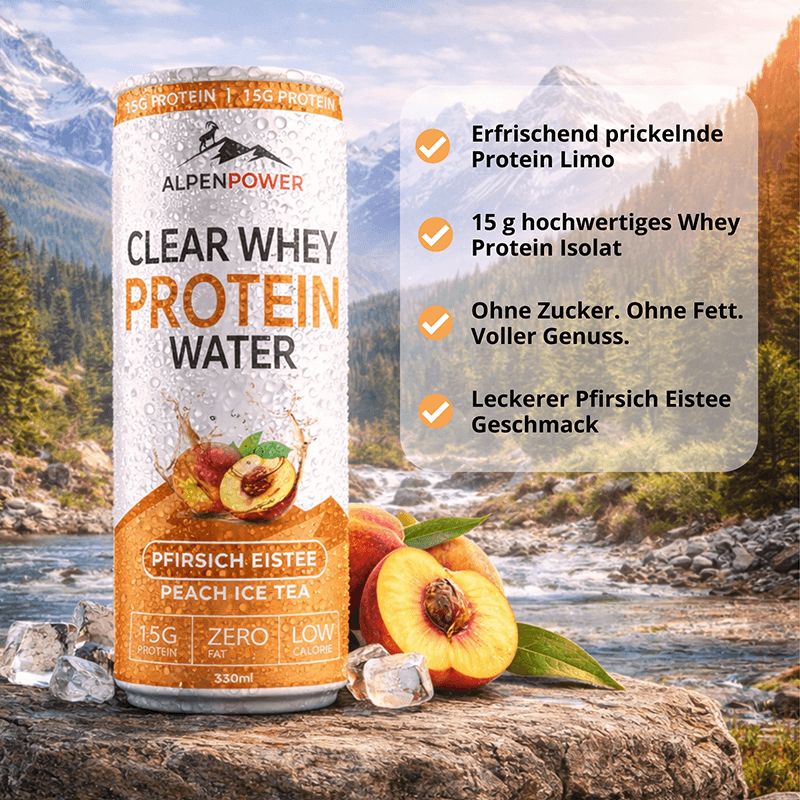 Clear Whey Protein Water Thé glacé à la pêche 330 ml