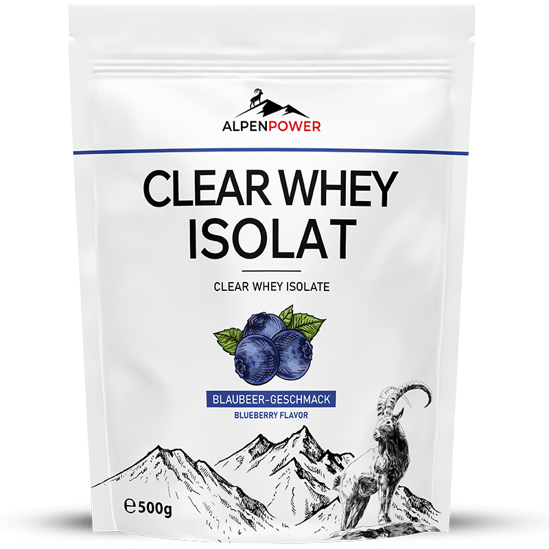 Clear Whey Isolat Protein – klarer, erfrischender Proteindrink, 85 % Eiweiß, fettfrei, ohne künstliche Schaumverhüter
Heidelbeere