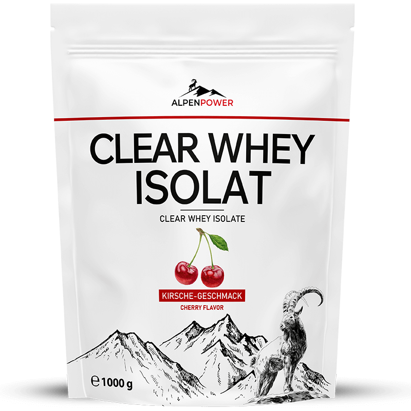 Clear Whey Isolat Protein – klarer, erfrischender Proteindrink, 85 % Eiweiß, fettfrei, ohne künstliche Schaumverhüter