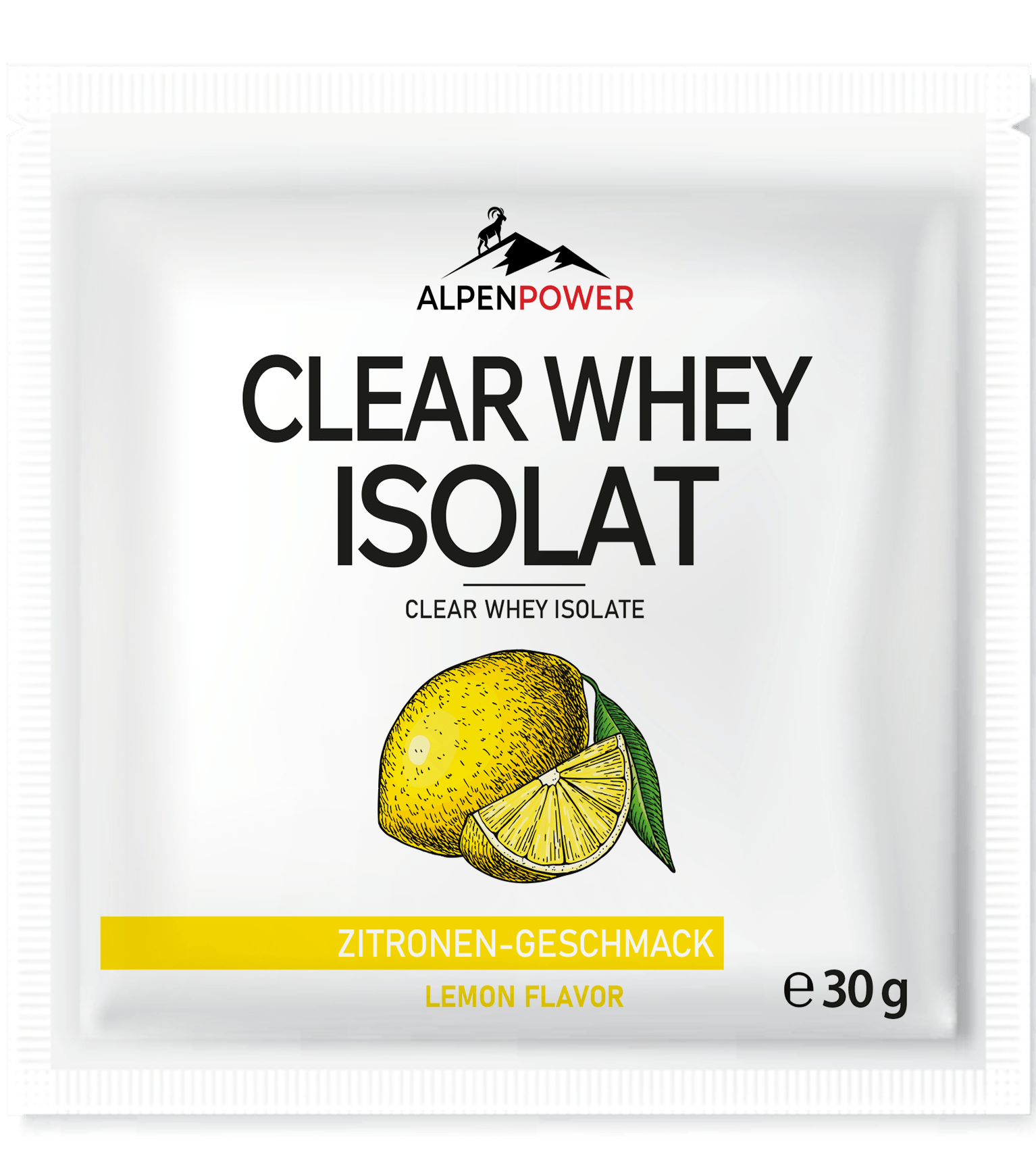 Échantillon d'isolat de lactosérum Clear Whey