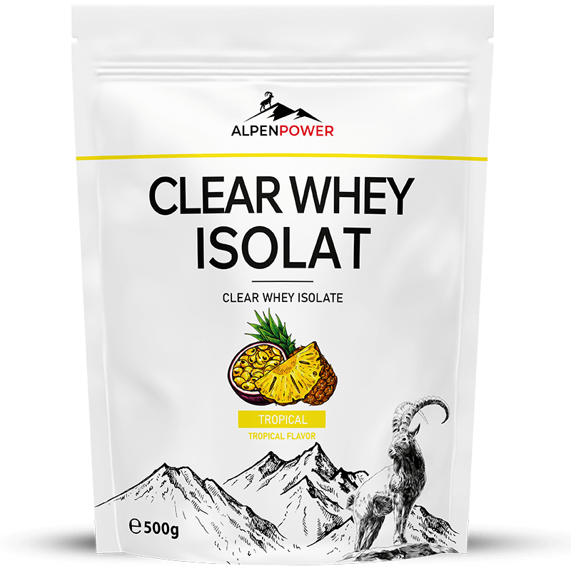 Clear Whey Isolat Protein – klarer, erfrischender Proteindrink, 85 % Eiweiß, fettfrei, ohne künstliche Schaumverhüter