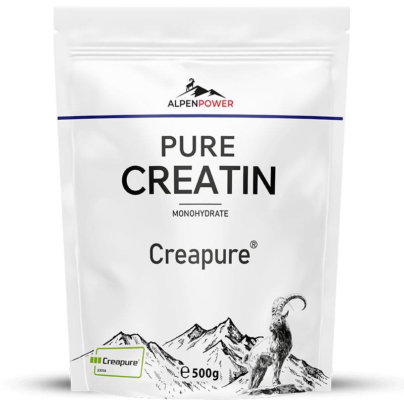 Creatin Monohydrat Creapure Pulver – 100 % rein, ohne Zusätze, optimale Bioverfügbarkeit