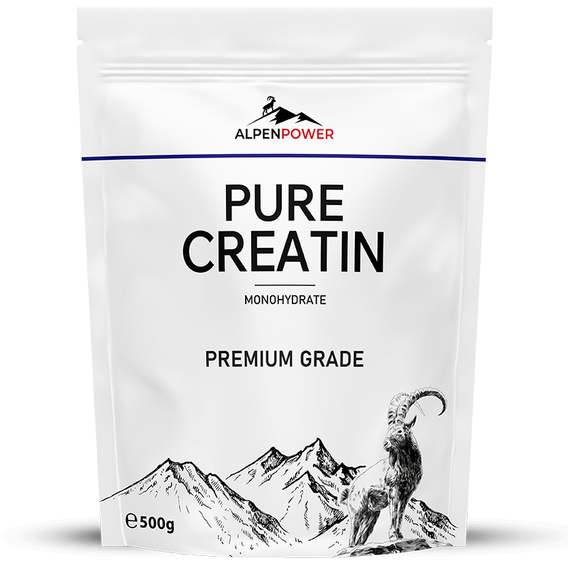 Creatin Monohydrat Pulver 500 g – 100 % rein, ohne Zusätze, hohe Bioverfügbarkeit
