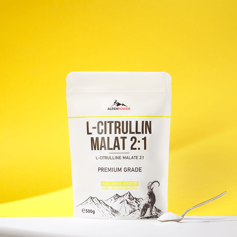 L-Citrullin Malat 2:1 Pulver – optimales Verhältnis, unterstützt Durchblutung & Performance