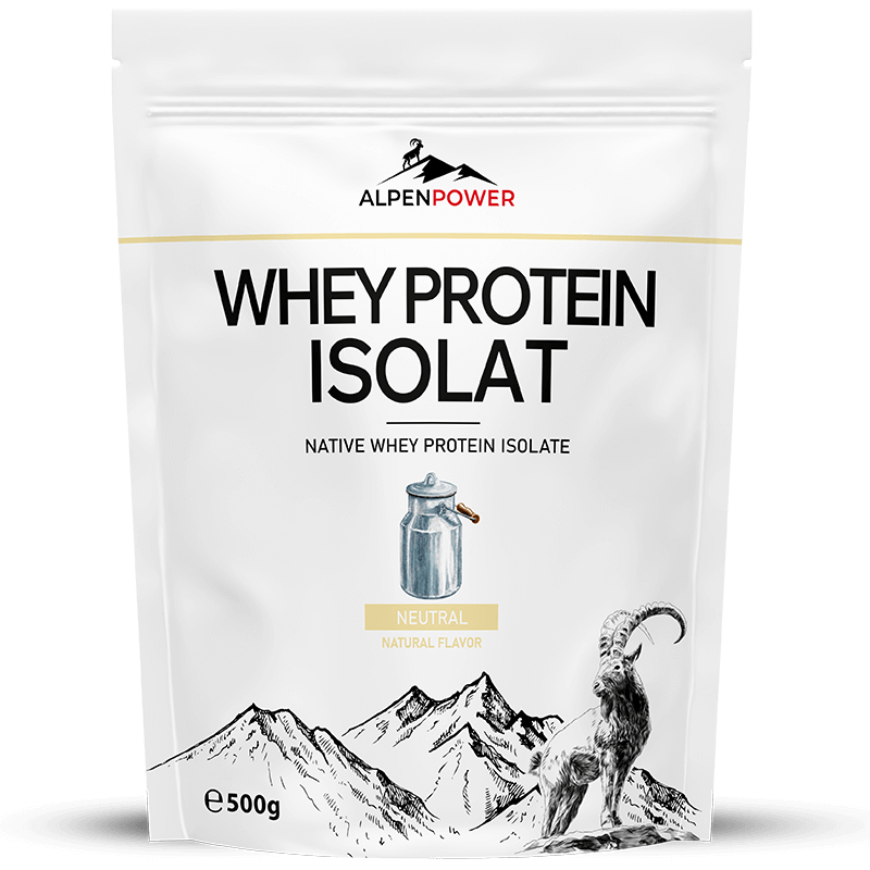 natives Isolat aus Alpenmilch, 90 % Protein, ohne Zusätze, schonend verarbeitet