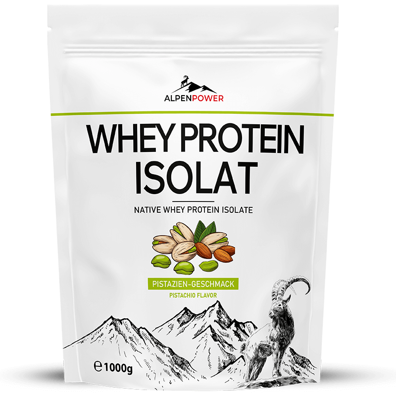 Whey Protein Isolat Pulver – natives Isolat aus Alpenmilch, 90 % Protein, ohne Zusätze, schonend verarbeitet