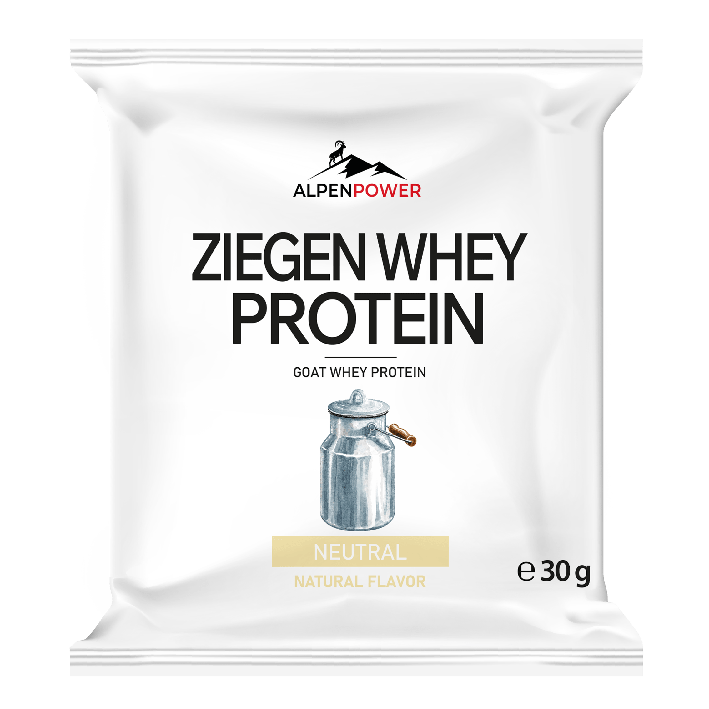 Ziegen Whey Protein Probierportion