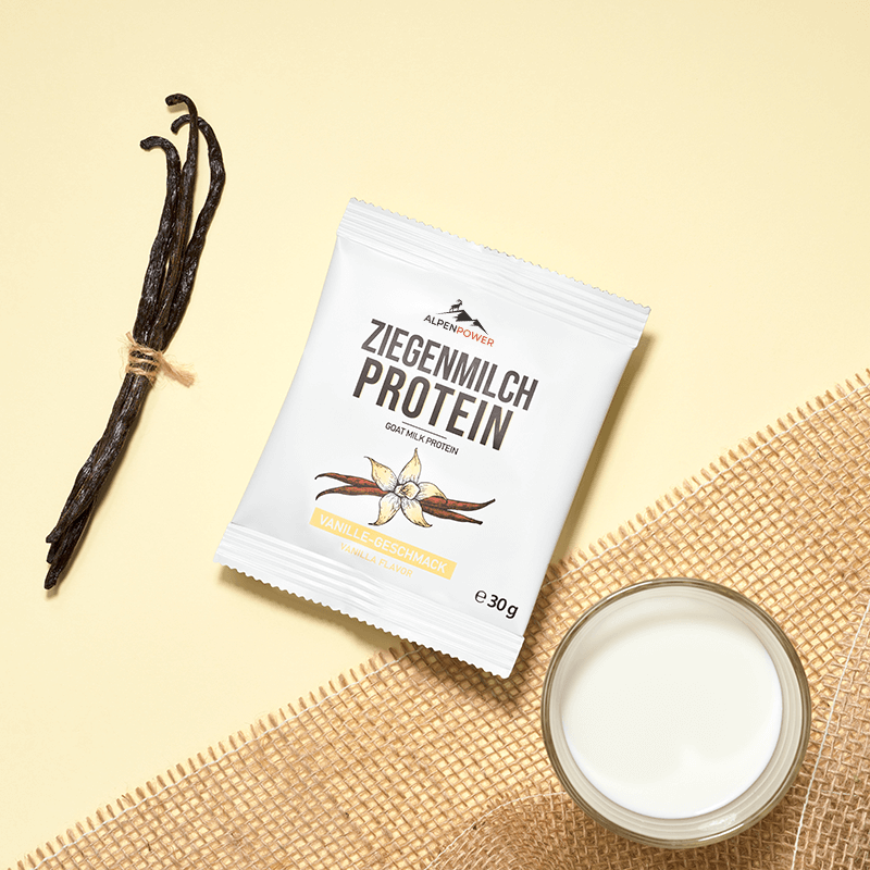 100 % naturel, sans additifs, très bien toléré, alternative aux protéines de lait de vache à la vanille