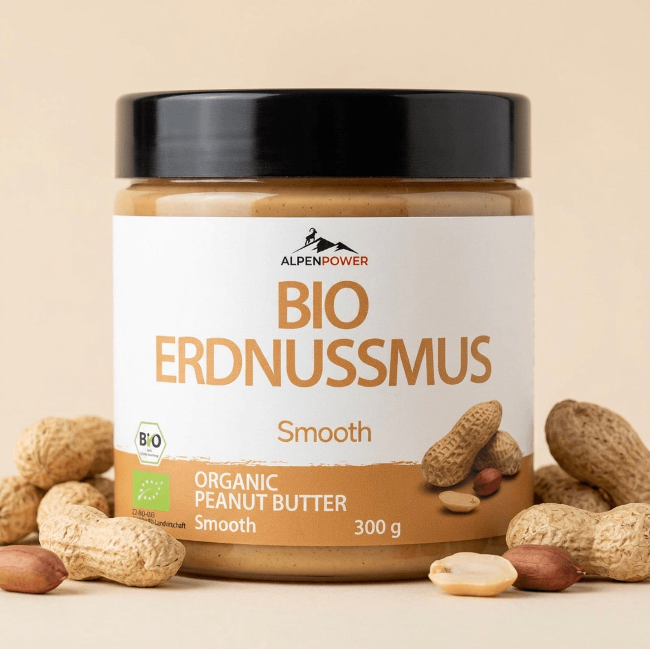 Bio Erdnussmus Smooth