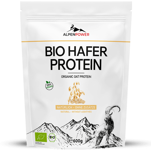 Organic oat protein powder 600 g - Plant-based & gluten-free