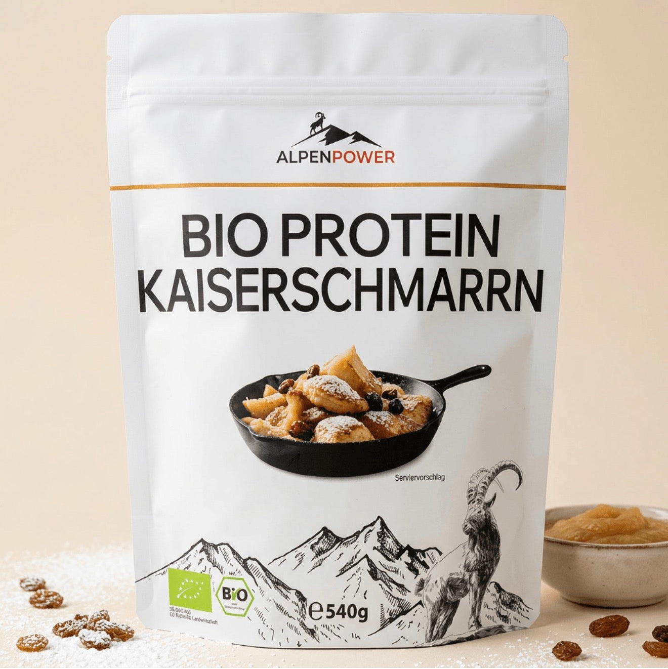 Bio Protein Kaiserschmarrn Backmischung