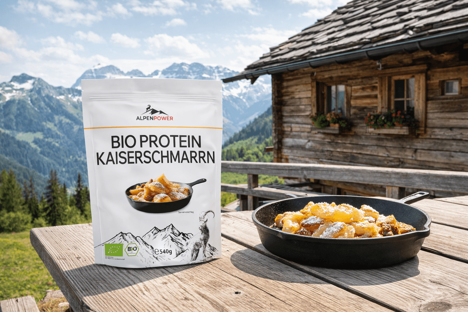 Kaiserschmarrn de proteína bio: la tradición se une al rendimiento
