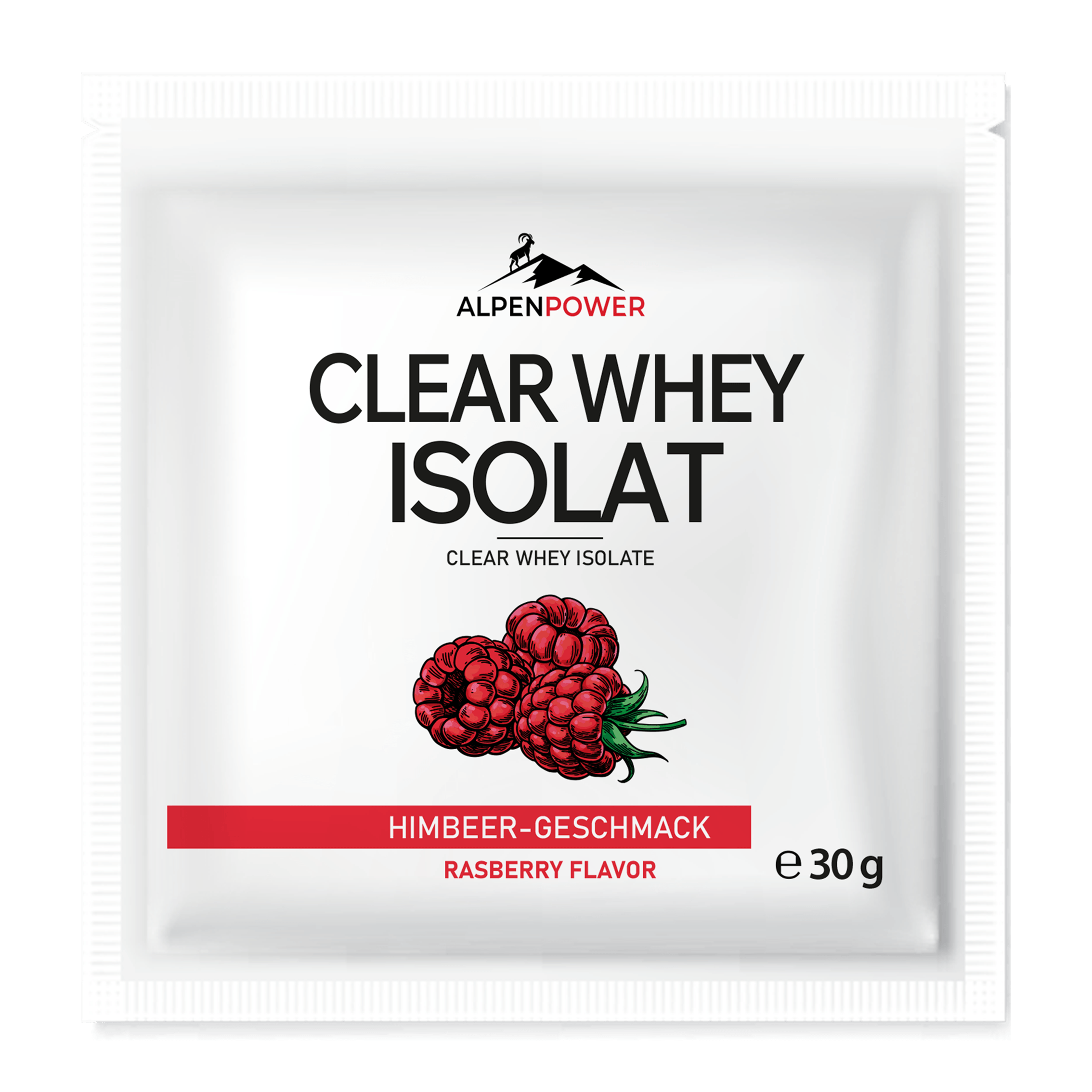 Échantillon d'isolat de lactosérum Clear Whey