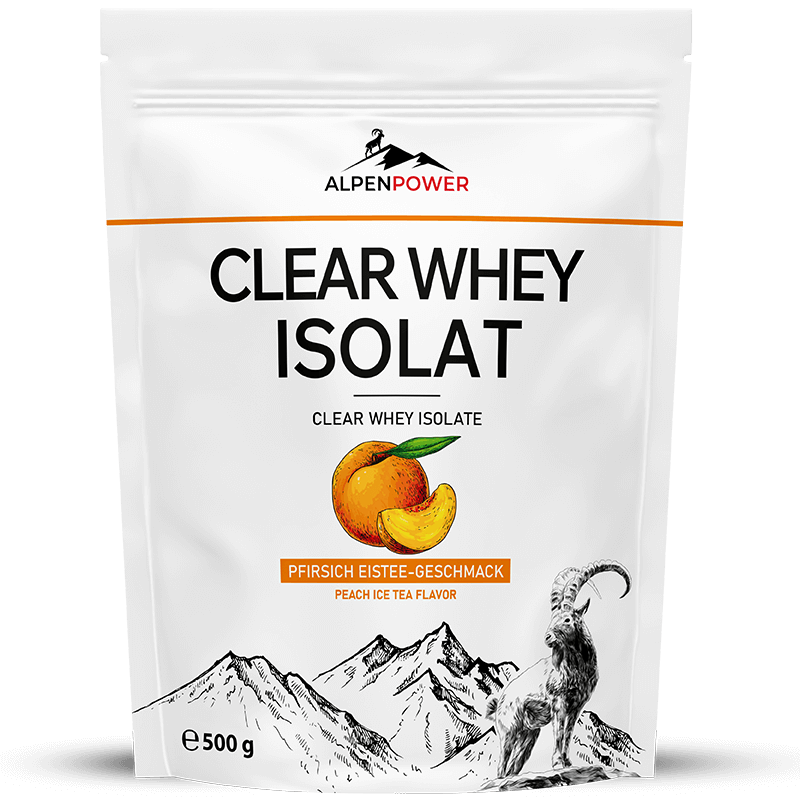 Clear Whey Isolat Protein – klarer, erfrischender Proteindrink, 85 % Eiweiß, fettfrei, ohne künstliche Schaumverhüter