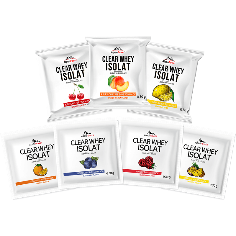 Clear Whey 900 G - Whey Protein Isolat Pulver (WPI) - Tropical - BCAA / EAA