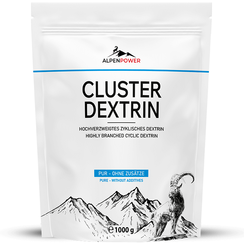 Cluster Dextrin Pulver – hochverzweigtes, zyklisches Dextrin für konstante Energie & schnelle Aufnahme
