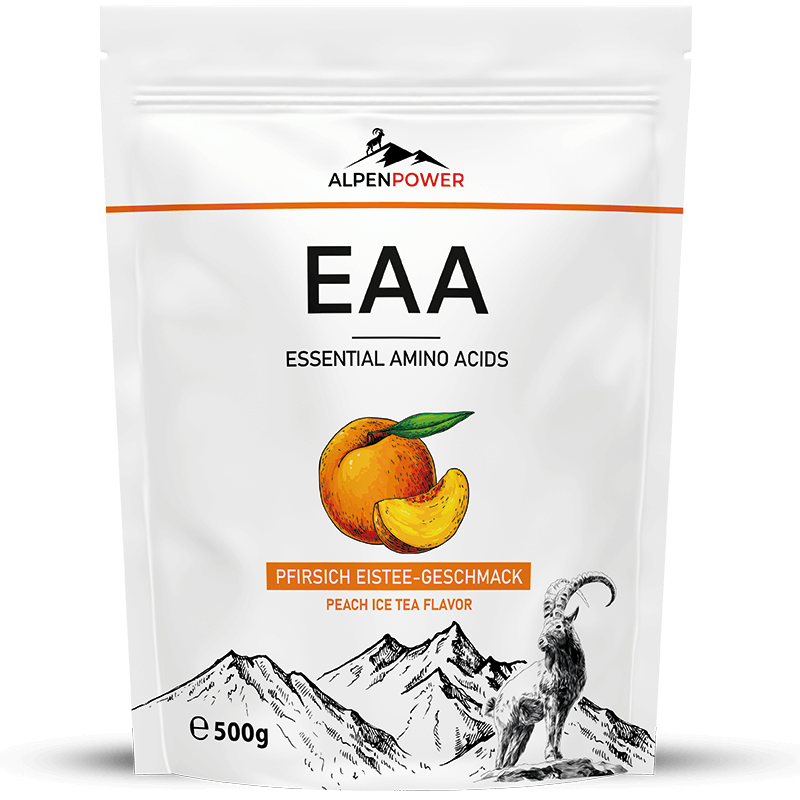 EAA Pulver Vegan Pfirsich Eistee – fruchtig, erfrischend & klar löslich
