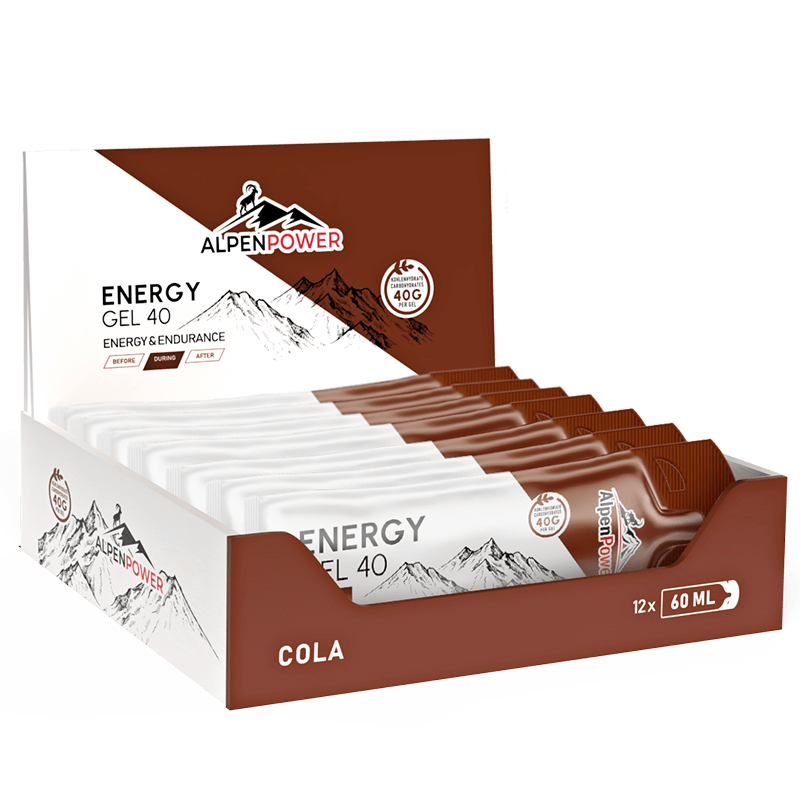 Gel 40 Cola – Sportgel mit 40 g Kohlenhydraten, optimales Glukose-Fruktose-Verhältnis