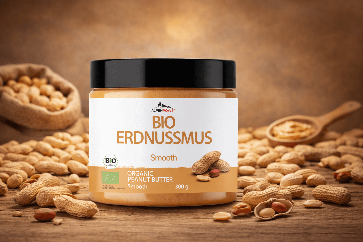 Bio Erdnussmus smooth – Natürlich, cremig, purer Erdnussgenuss