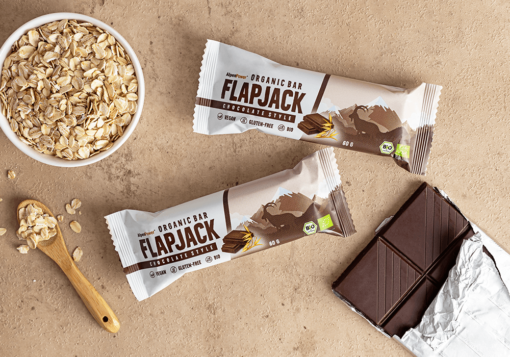 AlpenPower Organic Flapjack- The wholesome organic oat bar for sport & everyday life