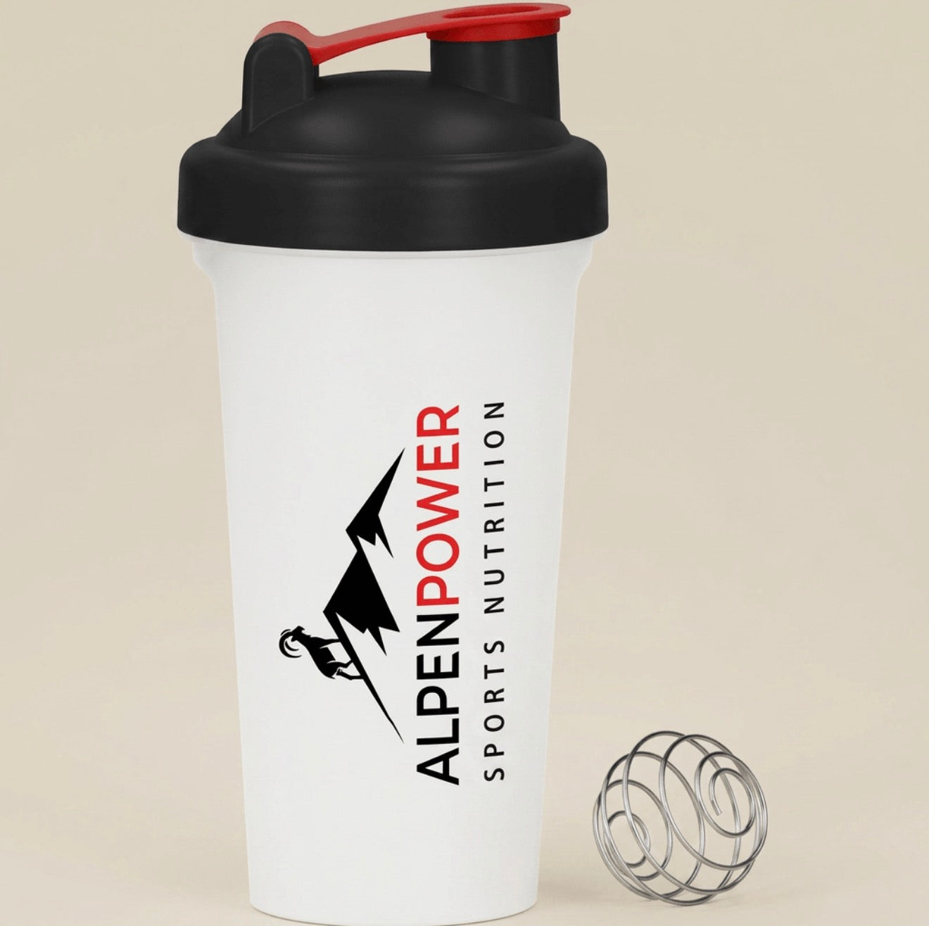 AlpenPower Shaker 700 ml mit Stahlkugel