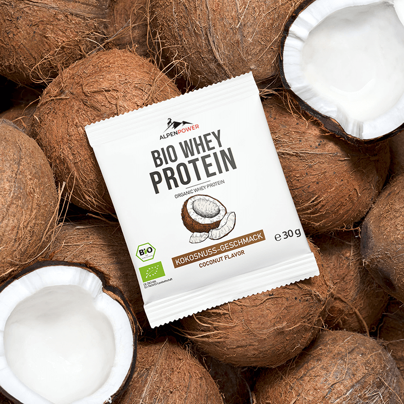 Ingrédients naturels à base de noix de coco et qualité bio