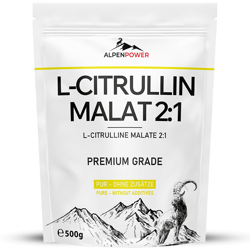 Citrulline malate powder 2:1 - for endurance, regeneration & better muscle supply