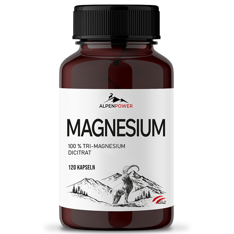 Magnesium capsules - tri-magnesium dicitrate, vegan, maximum intake