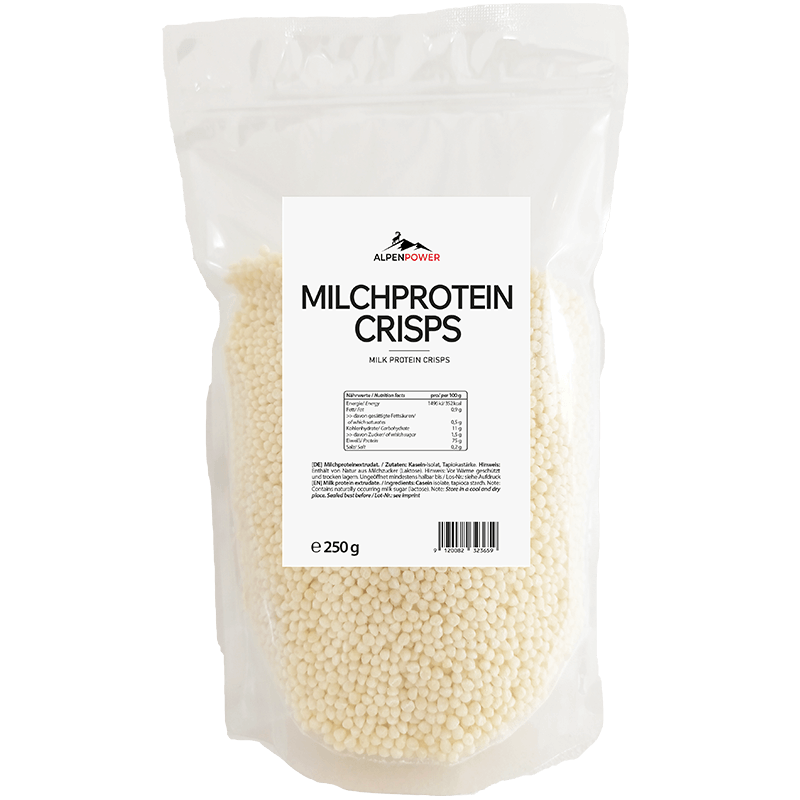 Milk protein crisps 250 g - high protein, crunchy, versatile & gluten-free