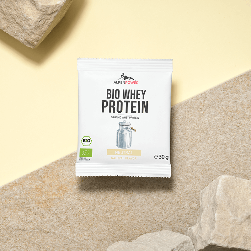 Neutral Bio Whey 30 g portion d'essai, ingrédients naturels et qualité bio