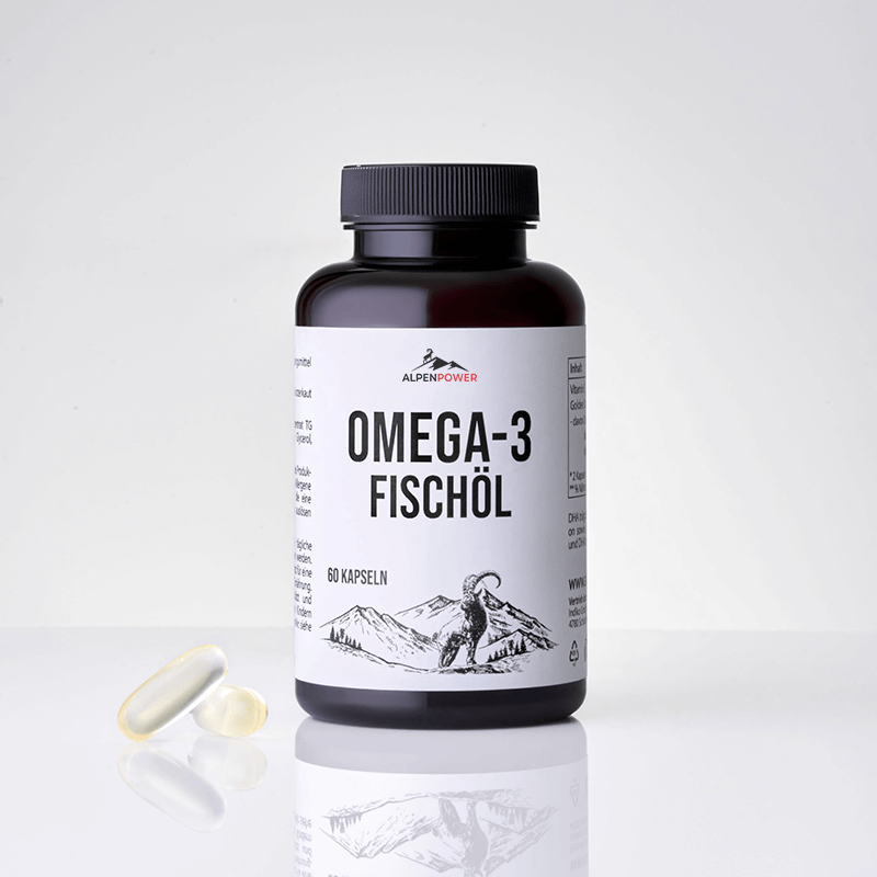 Omega-3 fish oil capsules - purified, bioavailable & rich in EPA/DHA