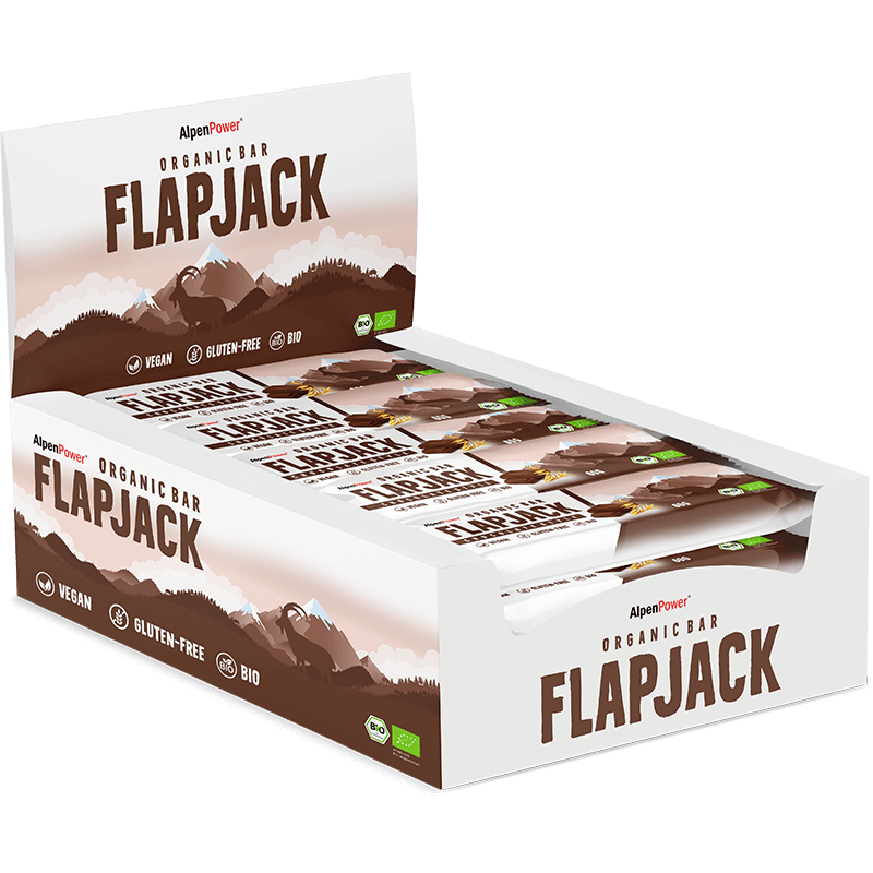 Chocolate Style Flapjack Box - Snack bio chocolaté, alternative végétalienne aux barres d'avoine
