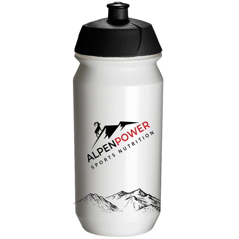 Tacx Trinkflasche 500 ml – BPA-freie, auslaufsichere Sporttrinkflasche aus recyceltem HDPE, wie bei Profi-Teams