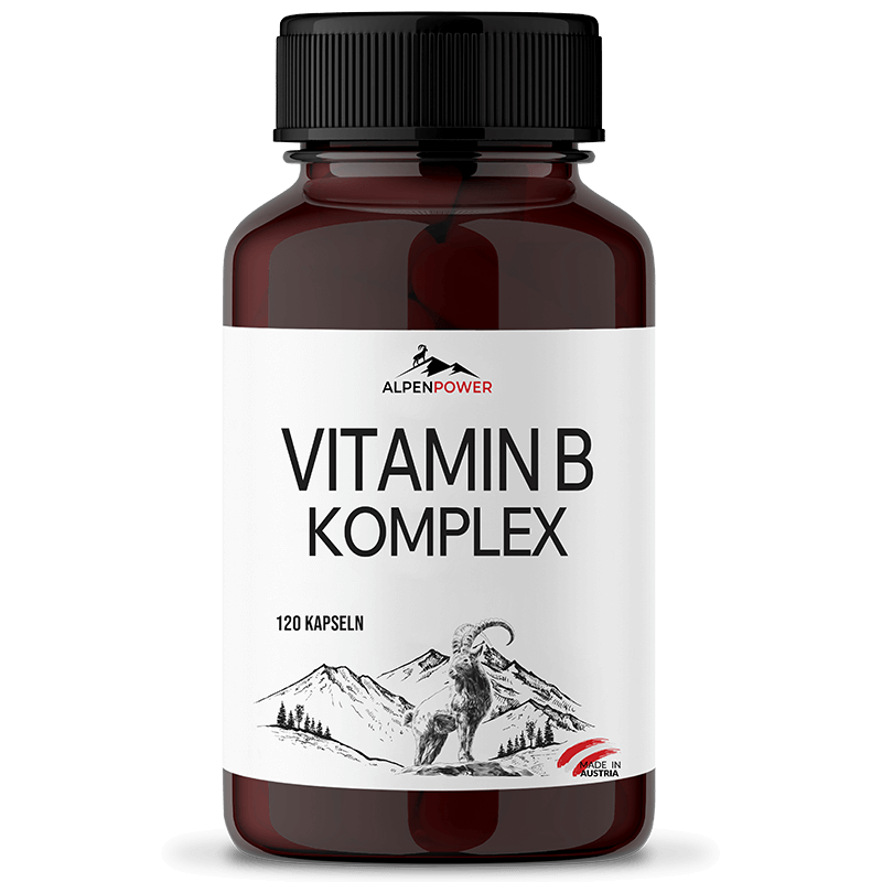 Vitamin B Komplex – hochwertige Kapseln mit Vollspektrum an B-Vitaminen, reine Qualität & hohe Bioverfügbarkeit