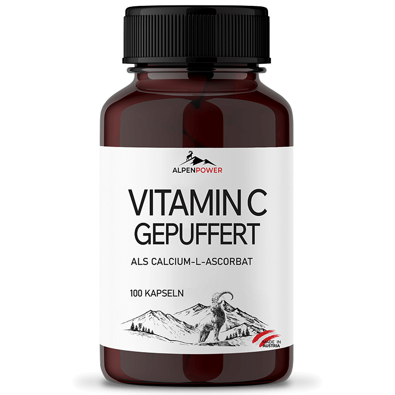 Vitamin C Kapseln gepuffert – vegan, magenfreundlich & ohne künstliche Zusätze, hohe Bioverfügbarkeit
