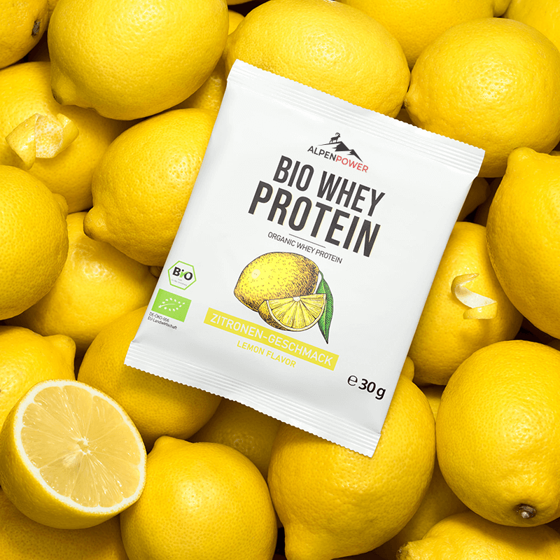 BIO Whey Protein Lemon, natural ingredients & organic quality